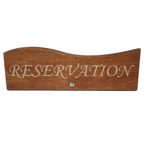 Chevalet de table Réservation