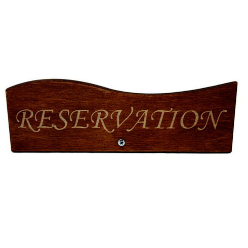 Chevalet de table Réservation