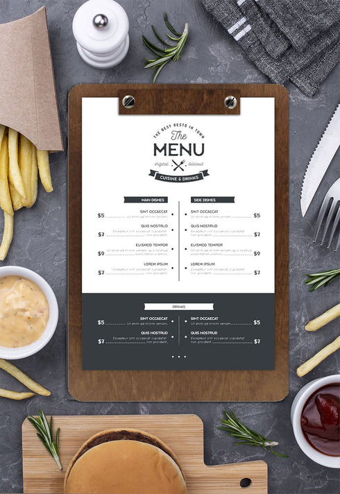 Frais du jour "Skara" lannière de bois